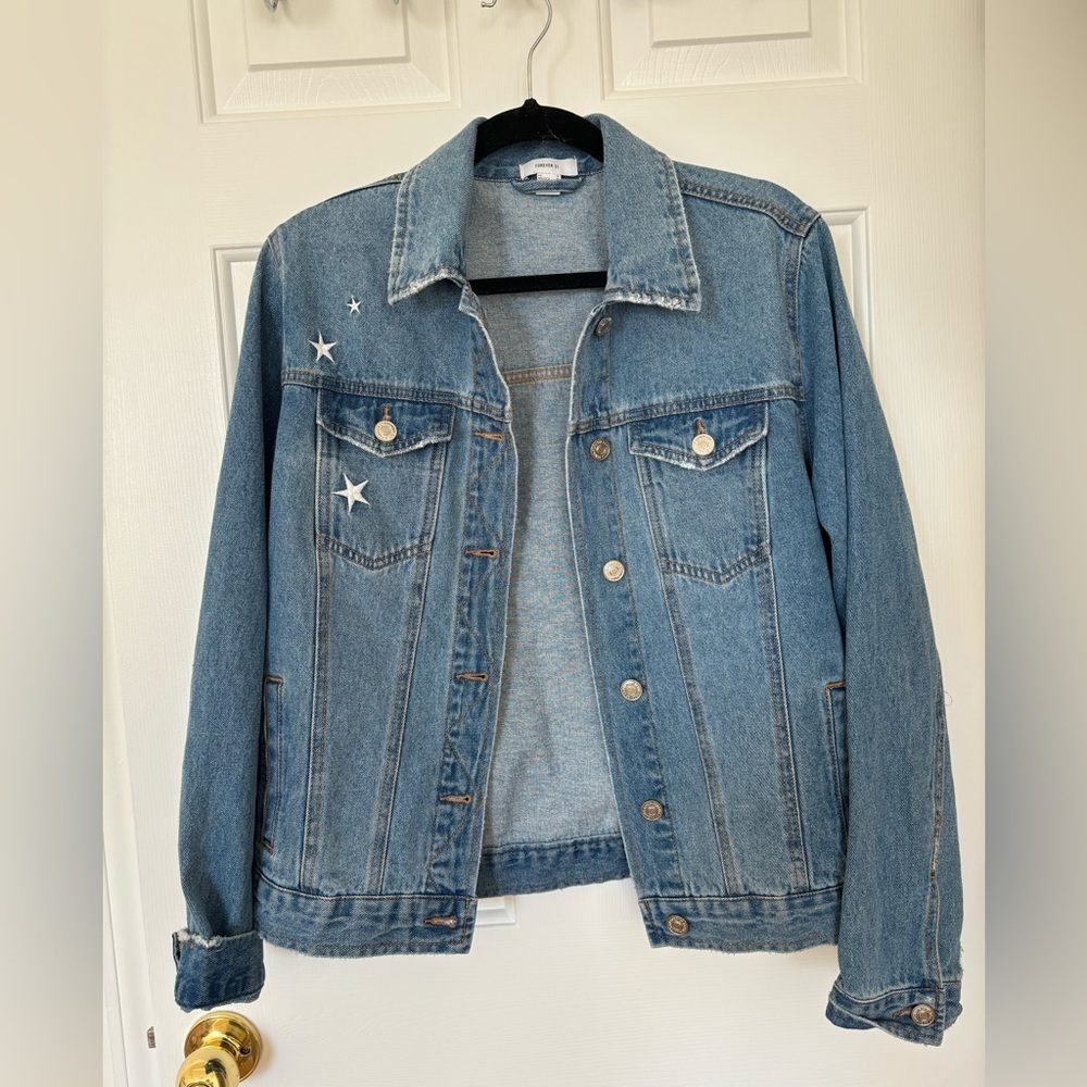 Forever 21 denim jean jacket
